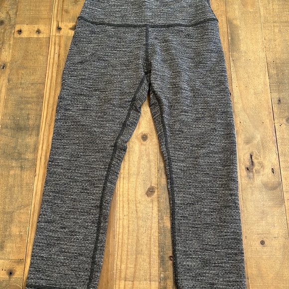 Lululemon Wunder Under High Rise Crop Yoga Pants - Picture 2 of 5